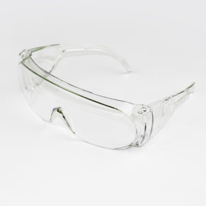 Vernebrille med sideskjold