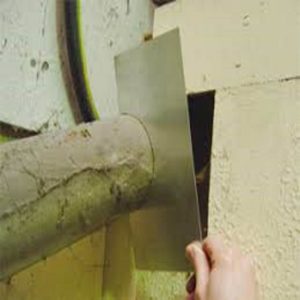Metallplate til sikring av bygninger