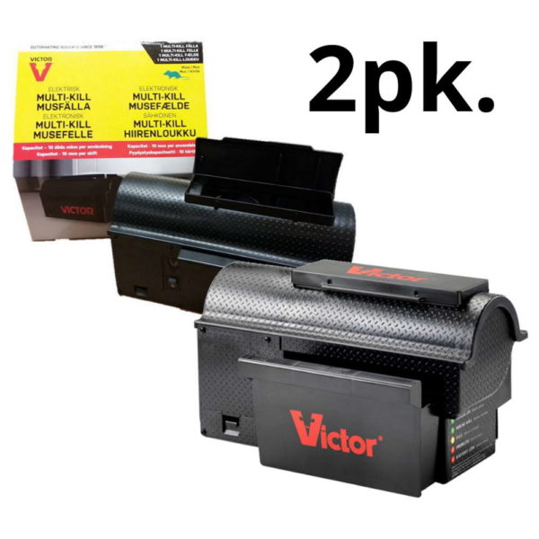 Victor elektronisk musefelle 2pk. - multikill - 10 mus *