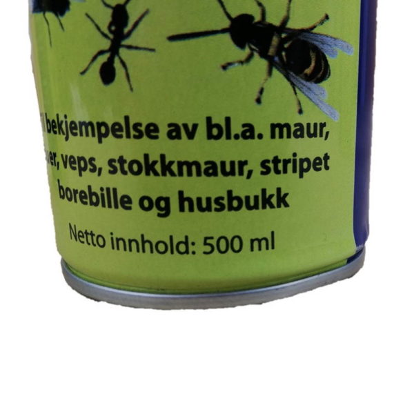 Power permetrin insektspray med sprøyterør 500ml - Bilde 4