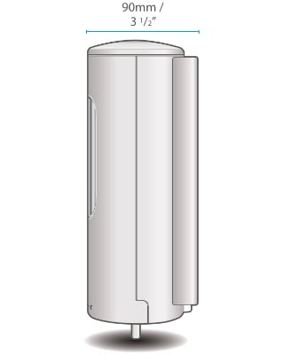 Vision Shuffle dispenser Chrome/Sort - Bilde 2